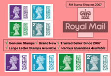 Royal Mail First / Second / Class / Large Letter Stamps ✅ Genuine ✅Self Adhesive