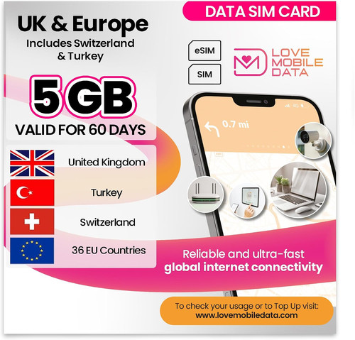Love mobile data only sim - data,