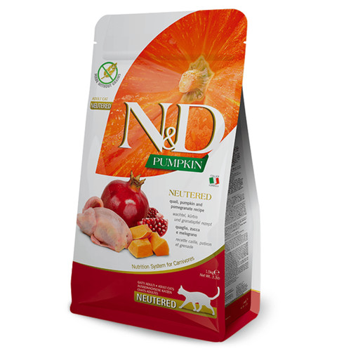 Pumpkin cat quail neutered - n&d,