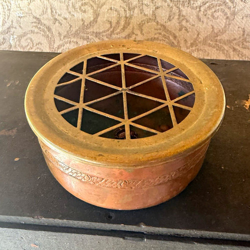 Round copper metal - round,
