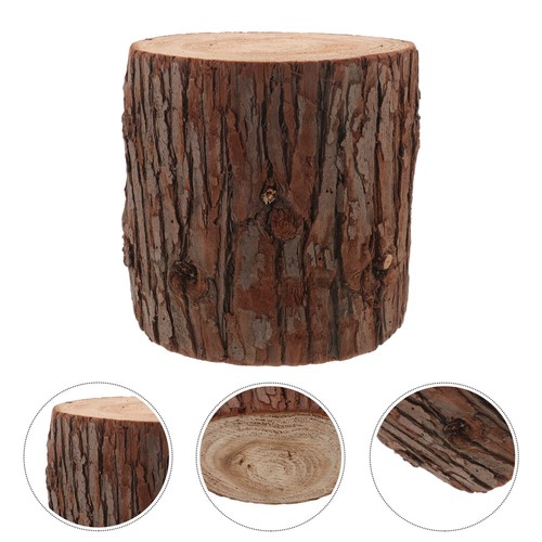 Wooden embellishment stump - embellishment,