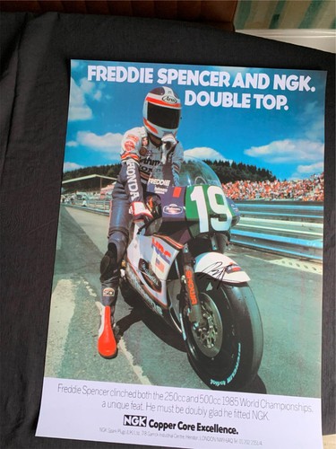 Signed vintage 23x33 poster - vintage,