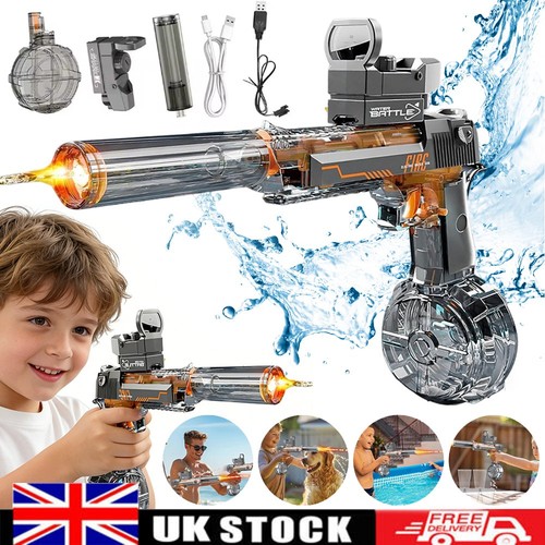 Electric water gun led squirt - electric,