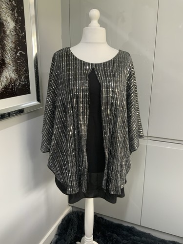 Evans size top - 26, silver
