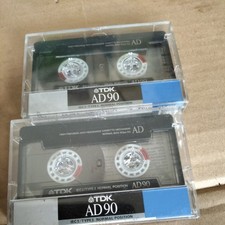 TDK AD90 AUDIO CASSETTE TAPE x
