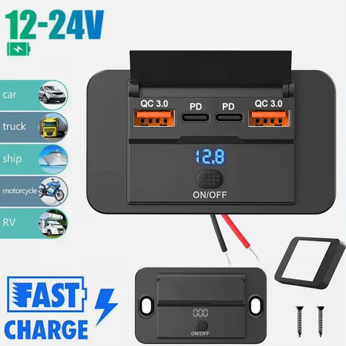 12v dual usb - fast, charger