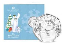 2018 2019 2020 2021 or 2022 The Snowman 50p Coin Fifty Pence Coins UK Royal Mint