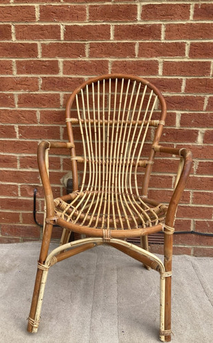 Vintage bamboo style wood - vintage,