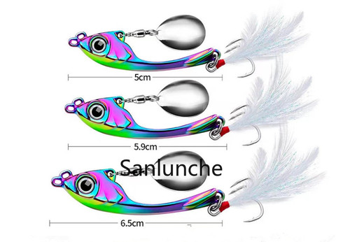 5pcs fishing lure rainbow - lure, vib