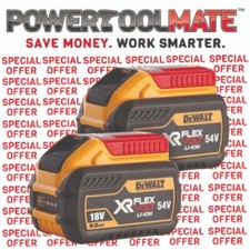 Dewalt DCB547 18V/54V FLEXVOLT XR 9.0Ah Li-ion Battery (Twin Pack)