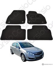 for Vauxhall Astra H MK5 2004 - 2010 Tailored Black Car Mats Carpets 4pc Set