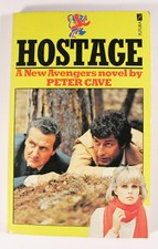THE NEW AVENGERS NOVEL HOSTAGE BY PETER CAVE UK PB FUTURA 1ST EDN 1976