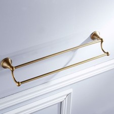 Antique Brass Double Towel