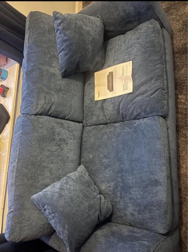 Blue sofa bed - blue,