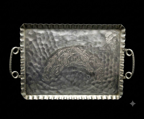 Large hammered aluminum - hammered,