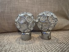 Pair Of Clear Crystal And