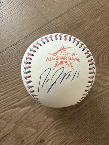 Jose ramirez signed baseball - signed,