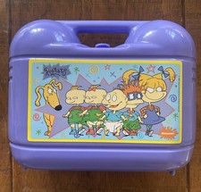 Vintage Rugrats Lunchbox | Purple Plastic, Nickelodeon, New Without Tags