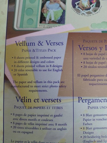Creative memories vellum and - memories,