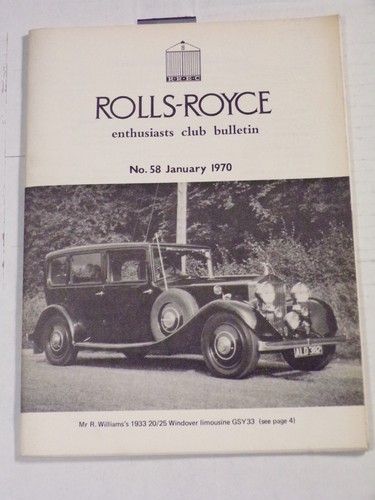 Rolls royce enthusiasts club - rolls-royce,