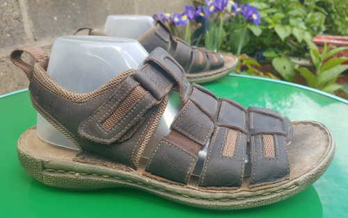 Pavers brown leather fisherman - brown,