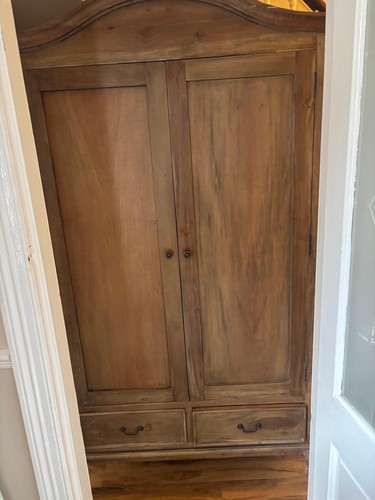 French vintage style armoire - french,