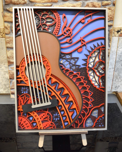 Unique large guitar design - unique,