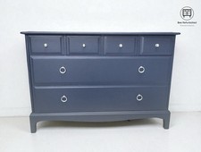 Blue Stag Minstrel Vintage Solid Hardwood Chest Of Drawers / Sideboard