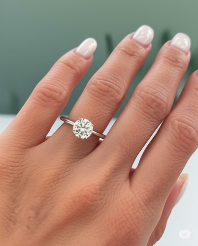 Moissanite ring for - for, 925