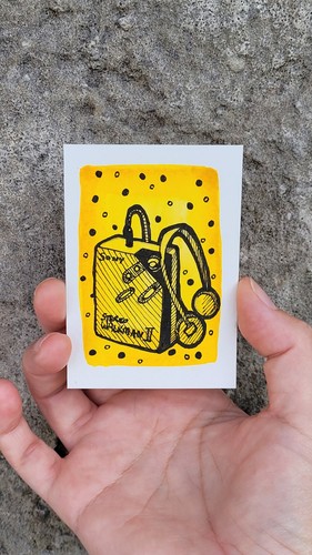 Aceo original watercolour and - watercolour,