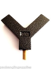 Square Bodied  Replacement Fishing Landing Net Alloy Spreader Block Grey / Black