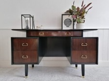 Upcycled G Plan Dressing Table Mid Century Black Walnut by Danny Kay Designs