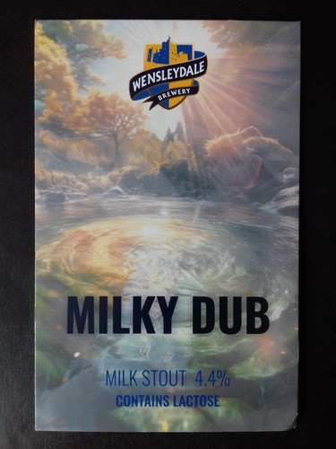Wensleydale brewery hand pump - hand,