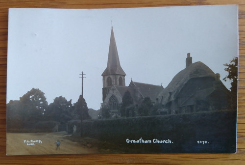 Vintage postcard greatham - vintage, postcard-greatham