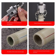For Electrical Conduit Installations PVC Pipe Threader Lightweight And Portable