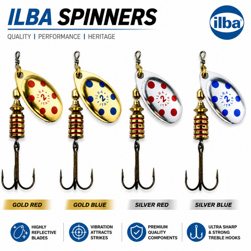 Ilba spinners trout salmon - trout,