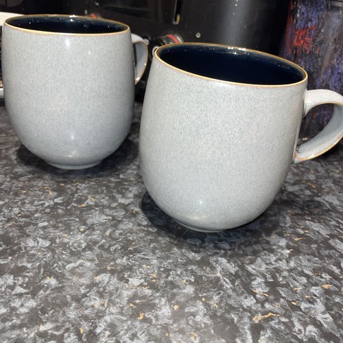 Denby jet grey curve mug - denby,