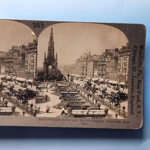 Edinburgh stereoview c1895 - stereoview,