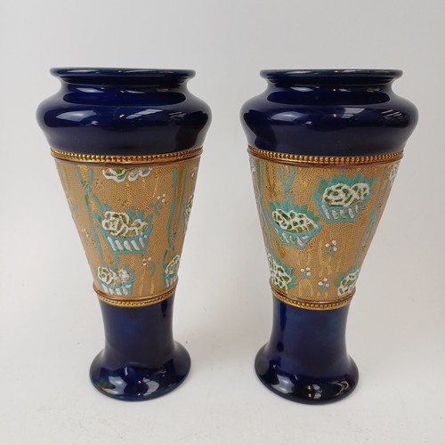 Pair royal doulton lambeth - pair,