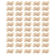 5X(100Pcs 20 mm Half Wooden