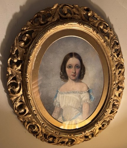 Stunning antique oil - a,