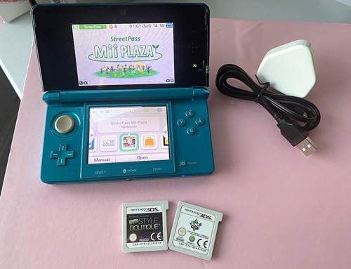 Nintendo 3ds blue fi - 3ds, 3d