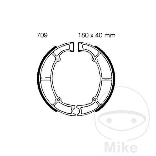 Ebc spring brake shoes - spring,