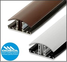 Snap Down Glazing bar for joining 10mm or 16mm Polycarbonate Roofing Sheets