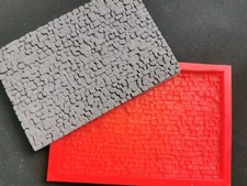 Heavy Random Style Stone Wall Mould OO Gauge Model Railway, Scenery, Wargammin.