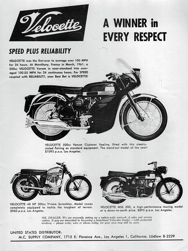 1963 velocette venom clubman - velocette,