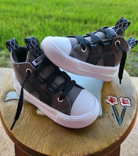 Converse High "Gray/Black" Comfy Cushion BRAND NEW Toddler 8C