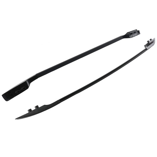 Aluminium black roof rails for - aluminium,