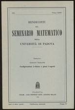 Adriano Barlotti / Configurazioni k-Chiuse e Piani k-Aperti Rendiconti del