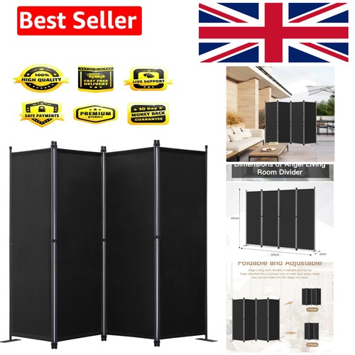 Foldable panel room divider - foldable, 4-panel